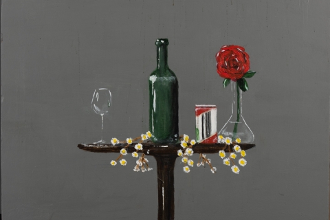 Still-life-Acrylic-on-wood-20x30-cm