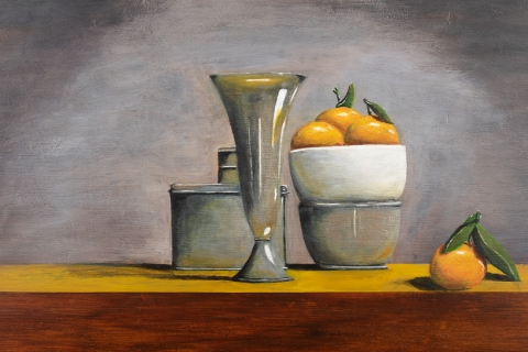 Still-life-Acrylic-on-wood-50x70-cm