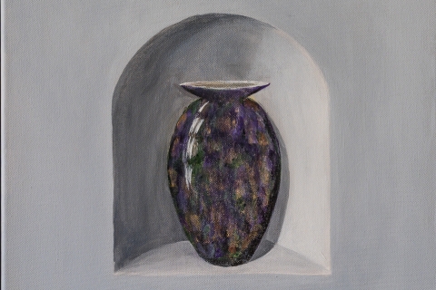 Vase-Acrylic-on-canvas-40x30-cm